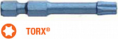 USH Насадка викруткова ударна Blue Shock TORX T15 x 50 мм Torsion подовжена, Уп. 5 шт. | UUSE0063494