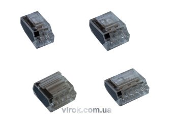 З'єднувальні затискачі (клемні), 2,5 мм 2х5 - 10 шт.