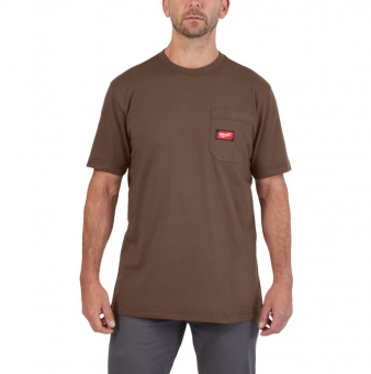 MILWAUKEE Футболка с короткими рукавами коричневая размер M | 4932493029