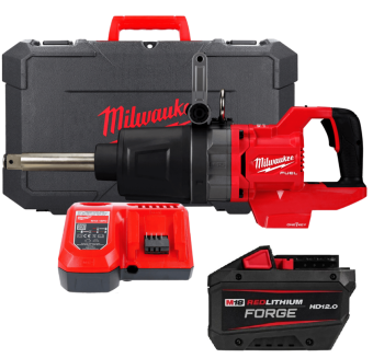 MILWAUKEE Гайковерт високомоментний акумуляторний 1'' (2711 Нм)' з D-подібною рукояткою M18 ONEFHIWF