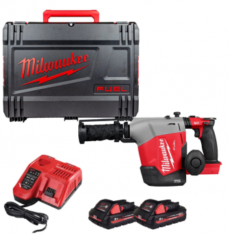 MILWAUKEE Перфоратор аккумуляторный бесщёточный SDS-PLUS M18 FHAFOH16-302X (2,3 Дж)(ЗУ+2Х3Ач+HDкейс)