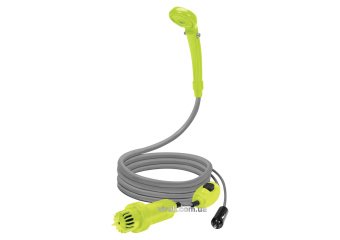 LUND Душ портативний : від акумул.-12В, продуктивність-10 л/хв, кабель живлення- 4м, шланг- 2 м  | 8