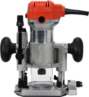 YATO Фрезер ручний по крайці ламінатів мережевий YATO: 710 Вт, цанга Ø= 6, 8мм, хід- 20мм, нахил- 45