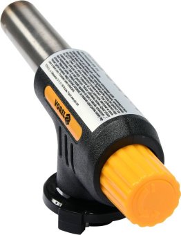 VOREL Пальник газовий з п`єзозапалом; тип з`єднання EN417 (цангове) макс. t=1300°C, P=1,3кВт  | 7341