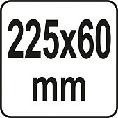 YATO Пістолет для нанесення герметиків з фіксатором YATO : півкруглий, L= 225 мм, W= 60 мм  | YT-675