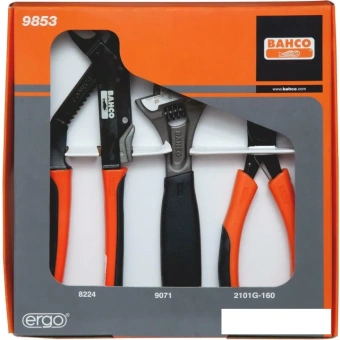 Набор инструментов BAHCO ( БАКО / БАХКО ) 9853 ERGO. 3 предмета