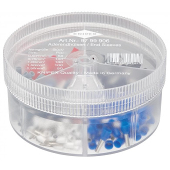 KNIPEX Набор изольованних контактных гильз 97 99 906 | 97 99 906