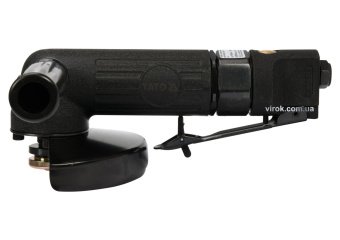 YATO Шліфмашина пневматична, кутова YATO для диска Ø= 125 мм, М10, сполуч, Ø= 1/4", 6,3 Bar, 141 л/х