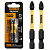 Набір біт DeWALT, IMPACT TORSION EXTREME, ударні, Pozidriv,Pz2, L=57 мм, 2 шт