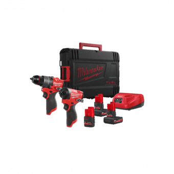 MILWAUKEE Набор аккумуляторных инструментов M12FPP2A2-5253X, 4933492513 | 4933492513