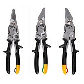 TOUGHBUILT Ножницы по металлу набор 3 шт Aviation TB-H4S3-60