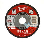 MILWAUKEE Отрезной диск SCS 41/115х1,5 PRO+ (1 шт) (заказ кратно 50 шт) | 4932451486
