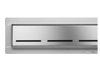 FALA Трап підлоговий для душу з нержавіючої сталі "LINE" ; 80х 7х 7 см, сифон h= 52 мм  | 75450