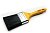 Кисть флейцевая черный искусственный ворс 3'' СИЛА
