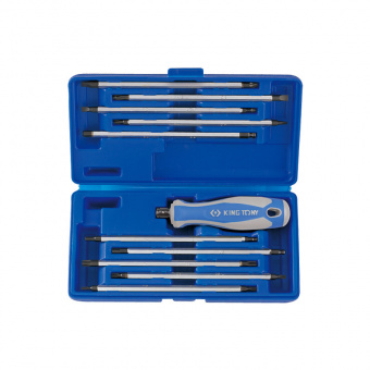 KING TONY Набор отвертка с битами, 11 предметов | 32518MR01