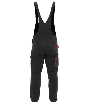 YATO Комбінезон робочий COMFY YATO розмір XXL, чорно-червоний, 9 кишень, 100% бавовна  | YT-79255