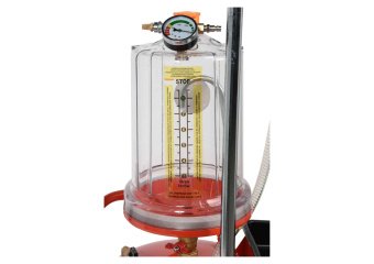 YATO Пристрій для зливу оливи на колесах пневмат. YATO: 90л, тиск випорож./всмоктув- 0.18/0.8MPa, 6з