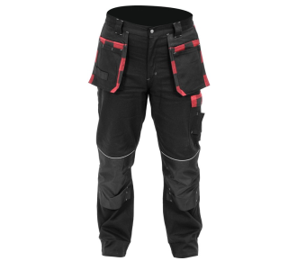 YATO Штани робочі YATO REBAR, розмір L; 14 кишень, 97%- бавовна, 3%-еластан  | YT-79362