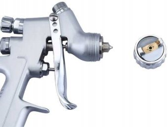 Краскопульт мини HVLP 1,0мм, ВБ пласт. AUARITA H-921-MINI-1.0
