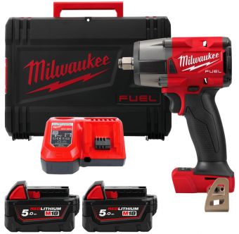MILWAUKEE Гайкокрут акумуляторний 1/2" , M18 FMTIW2F12-502X, 881Нм  | 4933478450