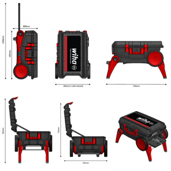 WIHA Кейс на колесах XXL пустой | W44129