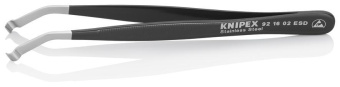 KNIPEX Пинцет для позиционирования ESD металл 92 16 02 | 92 16 02 ESD