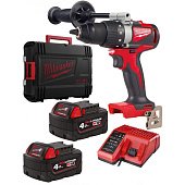 MILWAUKEE Дрель-шуруповёрт аккумуляторная M18 BLDD2-402X крут.мом. 82Нм | 4933464559