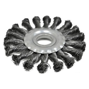 Щітка крацовка закручена, 125х22,2мм Spitce | 18-162