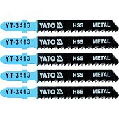YATO Полотно для електролобзика(метал) YATO : 12TPI, L= 75 мм, Уп. 5 Шт.  | YT-3413