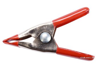 YATO Струбцина пружинна- "прищіпка", металева YATO : L= 50 мм, роб. висота/глиб.- 20/20 мм  | YT-642