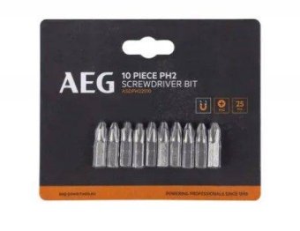 Біта AEG ASDPH22510, PH2, 25мм (10шт)
