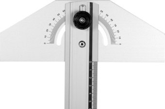 VOREL Кутник установний алюмінієвий : l= 1000 мм, 2 сторони 0-90° з метричною шкалою  | 18357