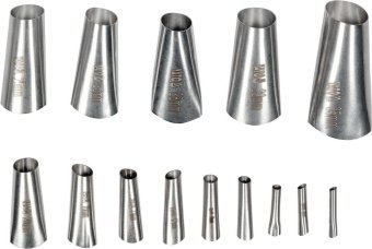 YATO Сопла для нанесення герметиків YATO Ø= 5-35 мм, з нержавіючої сталі, 14 шт.  | YT-52622
