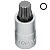 Головка торцевая SPLINE TOPTUL M6 L55мм 1/2" BCHA1606