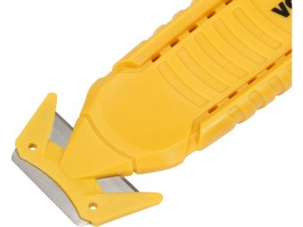 Ніж з трапецевидним лезом VOREL: безпечний, 148x38x10 мм [24/144]