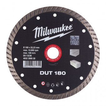 MILWAUKEE Алмазный диск DUT 180 (1 шт) | 4932399528