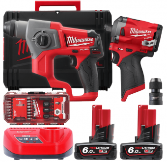 MILWAUKEE Набор инструментов M12 FPP2BP-602X POWER PACK IN2 | 4933481029