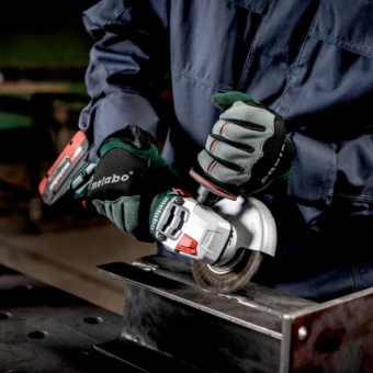 Акумуляторна безщіткова болгарка Metabo WB 18 LT BL 11-125 Quick (2х18 В, 8 А*год, 125 мм) (61305481