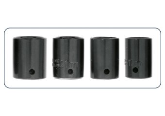 STHOR Гайковерт ударний мережевий до квадр. 1/2", P=1100 Вт, F=450 Nm, торц- 17, 19, 21, 22 мм  | 57