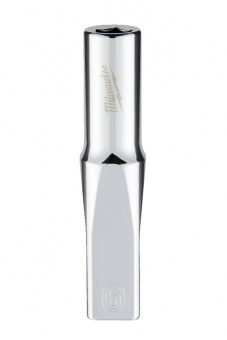 MILWAUKEE Головка хромована метрична подовжена 1/4'', 6мм | 4932478326