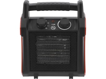 Нагрівач YATO з PTC-елем ел-мереж- 230В, 3кВт, обігрів 30 м² реж- 7/2000/3000 Вт