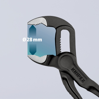 KNIPEX Високотехнологічні сантехнічні кліщі Cobra XS 87 00 100 BK | 87 00 100 BK