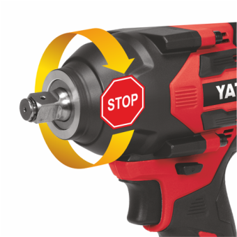 Безщітковий ударний шуруповерт YATO 18 В Li-Ion 4 АхГод; КМ= 230 Nm, до 6-гран. тримачів- 1/4" [6]