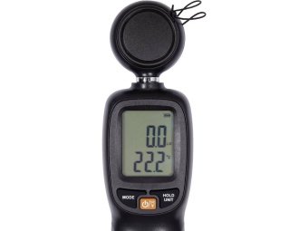 Люксметр електронний STHOR з діапазоном освітленості 0- 200000 lx,живл.від батарейок 3х1,5 В ААА(DW)