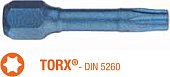 USH Насадка викруткова ударна Blue Shock TORX T40 x 30 мм Torsion, Уп. 5 шт. | UUSE0062499