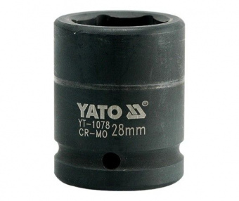 YATO Головка торцева ударна 6-гранна YATO : квадрат 3/4", М= 28 мм, L= 53 мм  | YT-1078