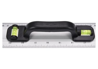 VOREL Лінійка алюмінієва з пластиковим тримачем , l= 1 м, w= 60 мм і 2 капсули  | 19755