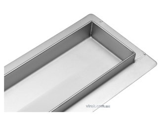 FALA Трап підлоговий для душу з нержавіючої сталі "MADEIRA" ; 80х 7х 5,2 см  | 75365