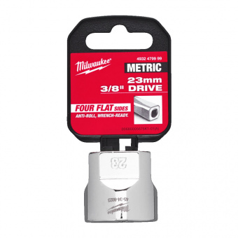 MILWAUKEE Головка хромована метрична 3/8'', 23мм | 4932479999