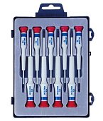 KING TONY Набор прецизионных отверток (SL) 9 предметов | 32209MR